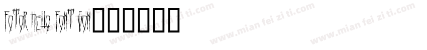 fotor hello font gon字体转换